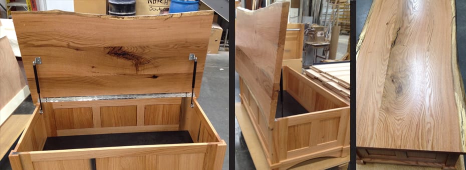 Urban Reclaimed Wood Storage Bench