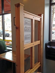 Reclaimed Wood Divider - Butter Bakery - Minneapolis