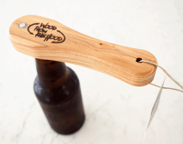 Top Popper Bottle Opener - Maple | Wood From The Hood