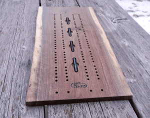 Cribbage Board Recycled Wood From The Hood Hand Made