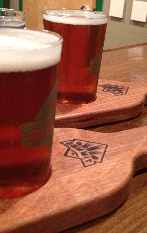 Summit Brewing Co - Beer Flights - Wood From The Hood - Minneapolis