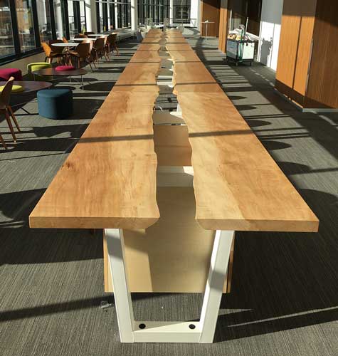 Reclaimed Live Edge Conference Table - Be The Match