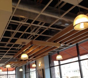 Reclaimed Wood Ceiling - Butter Bakery Cafe - Minneapolis