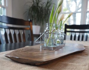 catalpa large centerpiece live edge wood from the hood