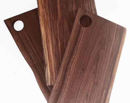 SM Walnut Cutting Board - Group Vertical
