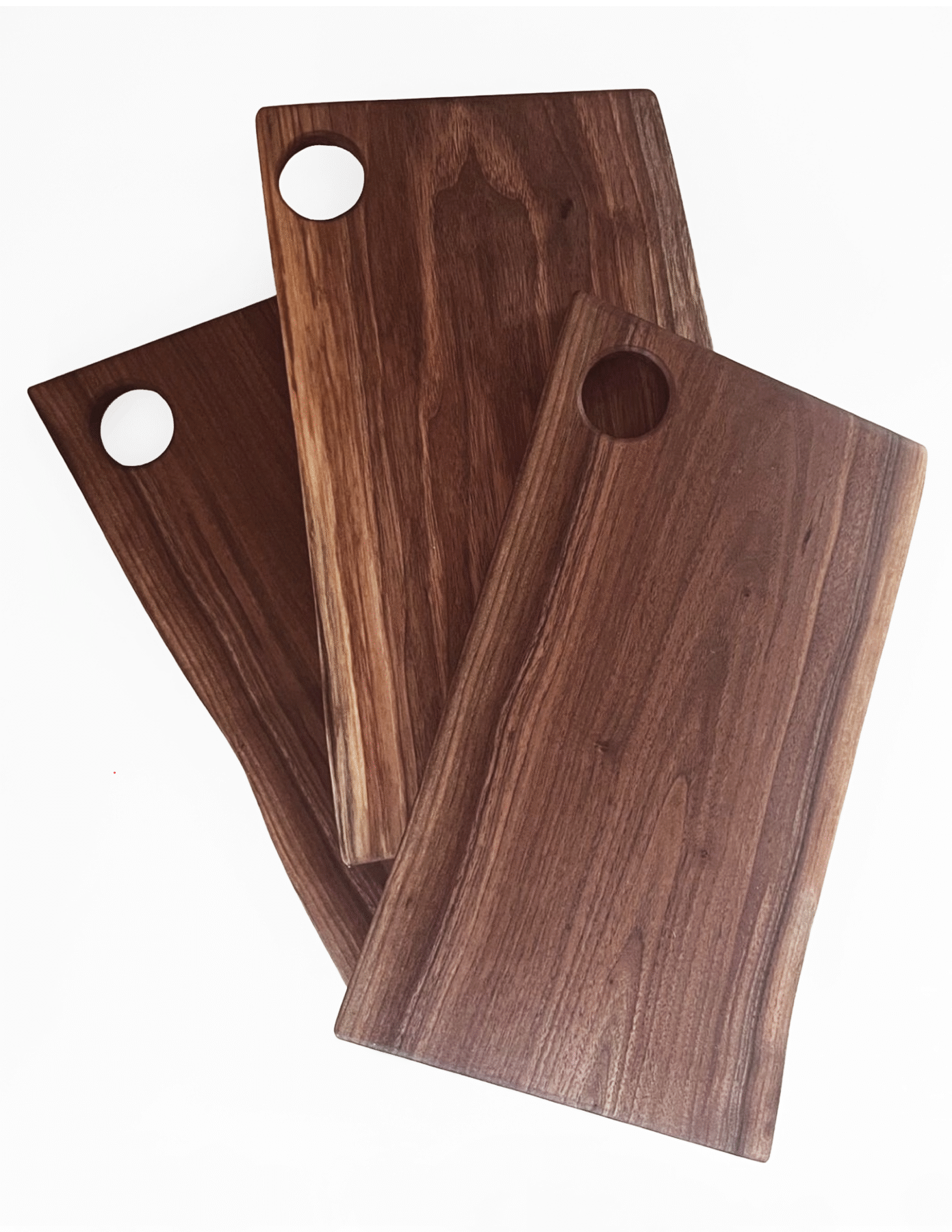 SM Walnut Cutting Board - Group Vertical