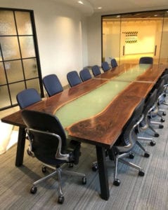 Reclaimed Wood Table | Black Walnut River Table | Wood From The Hood | Minneapolis