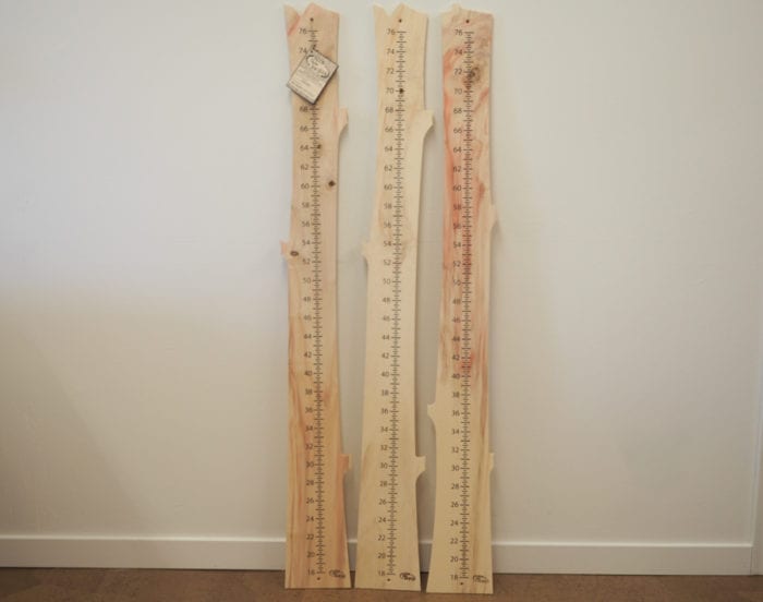 Growth Chart Boxelder Unfinished Wood From The Hood