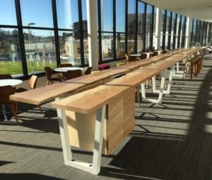Reclaimed Live Edge Conference Table - Be The Match