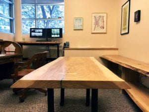 Live Edge Desk Office Furniture Reclaimed Wood From the Hood