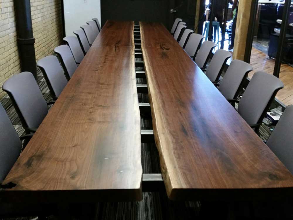 Video, Inc. - Live Edge Conference Table