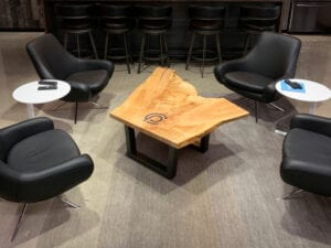Silver Maple Coffee Table | Branded Wood | Wood Furniture | Wood From The Hood | Capital Partners