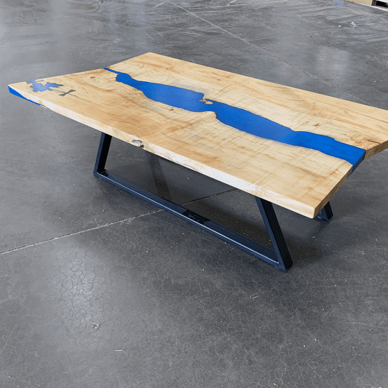 Wood Table Maker Inspiration Live Edge River Tables with Epoxy Resin