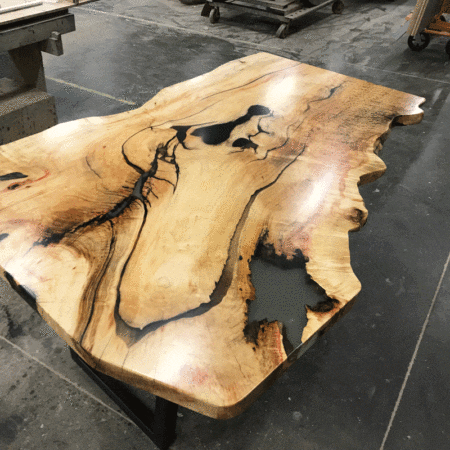 Live Edge River Tables With Resin, How To Make A Live Edge River Table