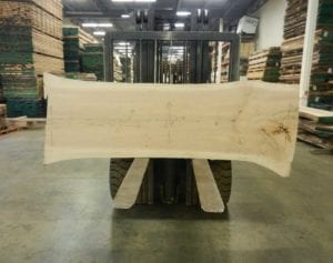 Ash Natural Edge Slab #2-3-20-04 (98" x 34" x 2.25")