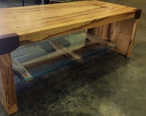 Spalted Maple Sofa Table Reclaimed Wood From The Hood