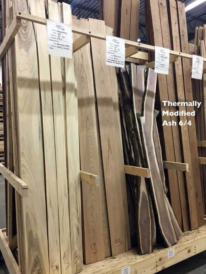 Thermally Modified Ash Now Stocked in our Minneapolis Lumber Store