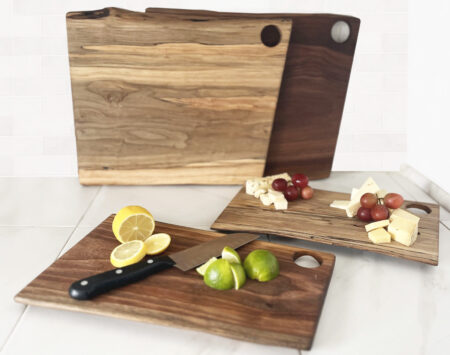 live edge cutting boards